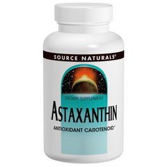 Астаксантин, Astaxanthin, Source Naturals, 2 мг, 120 капсул - фото