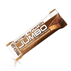Протеїнові батончики, Protein bar Jumbo Bar, Dark Chocolate Caramel, Scitec Nutrition , 100 г - фото