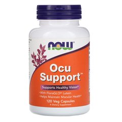 Вітаміни для очей, Ocu Support, Now Foods, 120 капсул - фото