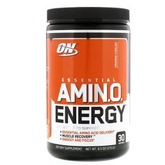 Комплекс амінокислот, Essential Amino Energy, Optimum Nutrition, смак апельсин, 270 г - фото