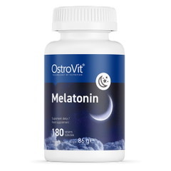 Мелатонін, Melatonin, Ostrovit, 180 таблеток - фото