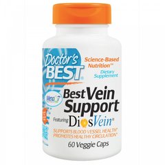 От варикоза, Vein Support, Doctor's Best, 60 капсул - фото