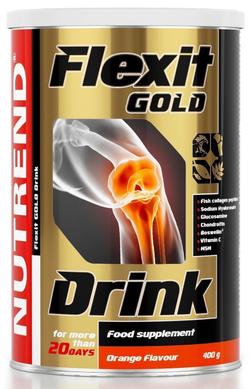 Препарат для зв'язок і суглобів Flexit Gold Drink Orange, Nutrend , 400 г - фото