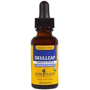 Шоломниця, екстракт, Skullcap, Herb Pharm, без спирту, органік, 30 мл - фото