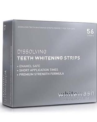 Профессиональные растворимые отбеливающие полоски, Dissolving Teeth Whitening Strips, 56 шт - фото