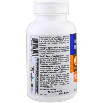 Ферменти і пробіотики, Digest Басик+Probiotics, Enzymedica, 90 капсул - фото