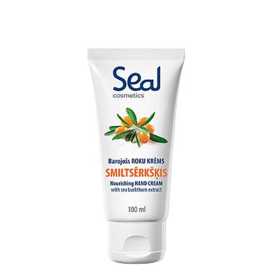 Крем для рук питательный облепиховый, Sea Buckthorn Hand Cream, Seal, 100 мл - фото