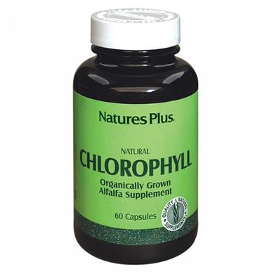 Органічний хлорофіл, Nature's Plus, 60 капсул - фото