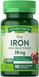 Железо, Iron, Nature's Truth, 28 мг, 90 капсул, фото – 1
