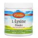 Лізин, L-Lysine, Carlson Labs, 100 грам, фото – 1