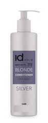 Кондиционер для осветленных и блондированных волос, Elements XCLS Blonde Silver Conditioner, IdHair, 1000 мл - фото