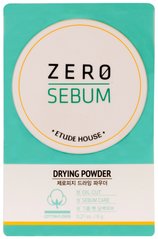Пудра рассыпчатая матирующая, Zero Sebum Drying Powder, Etude House - фото