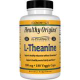 L-теанин, L-Theanine, Healthy Origins, 100 мг, 180 капсул, фото