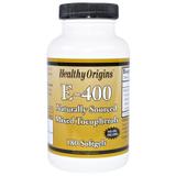 Витамин Е, Vitamin E, Healthy Origins, 400 МЕ, 180 капсул, фото