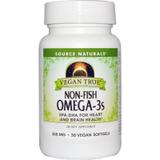 Омега-3 из морских водорослей, Non-Fish Omega-3, Source Naturals, для веганов, 300 мг, 30 капсул, фото