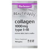 Колаген тип I+III, Collagen Type I+III, Bluebonnet Nutrition, Beautiful Ally, 1000 мг, 90 капсул, фото