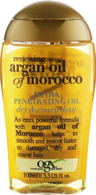 Аргановое масло Марокко для глубокого восстановления волос, Moroccan Argan Oil Extra Penetrating Oil, Ogx, 100 мл - фото
