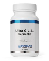 Омега-6 из семян огуречника, Ultra G.L.A. (Borage Oil), Douglas Laboratories, 240 мг, 60 гелевых капсул - фото