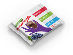 Протеїнова шоколадка, Фитоняшка, молочний шоколад з родзинками, PowerPro, 70 г - фото