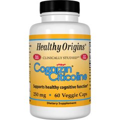 Когницин цитиколина, Cognizin Citicolinee, Healthy Origins, 250 мг, 60 капсул - фото