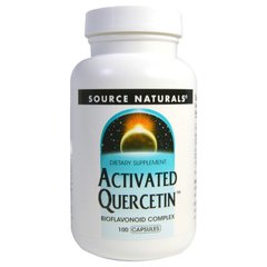 Кверцетин (Activated Quercetin), Source Naturals, 100 капсул - фото