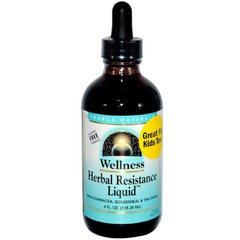 Укрепление иммунитета, Herbal Resistance Liquid, Source Naturals, Wellness, 118.28 мл - фото