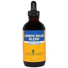 Мелісса, екстракт, Lemon Balm, Herb Pharm, органік, 120 мл - фото