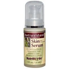 Сироватка для обличчя, Skin Serum, NutriBiotic, антиоксидантний, 30 мл - фото