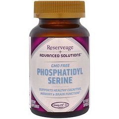 Фосфатидилсерин, Phosphatidyl Serine, ReserveAge Nutrition, 60 вегетарианских капсул - фото