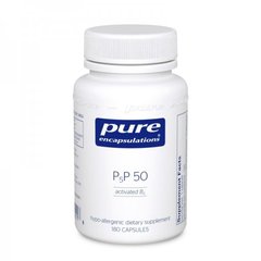 Витамин B6 (Пиридоксаль-5-Фосфат), P5P 50 (vitamin B6), Pure Encapsulations, 180 капсул - фото