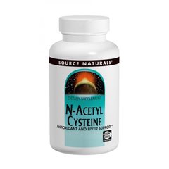 NAC (N-Ацетил-L-Цистеин) 600 мг, Source Naturals, 60 таблеток - фото