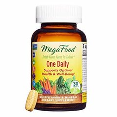 Мультивітаміни, One Daily, MegaFood, 1 в день, 30 таблеток - фото