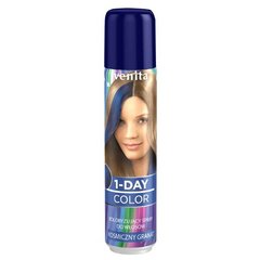 COLOR спрей №5 синій космос для фарбування волосся, 1- DAY, Venita, 50 мл - фото