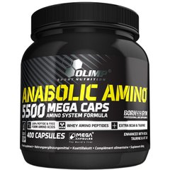 Комплекс аминокислот, Anabolic amino 5500 mega, Olimp, 400 капсул - фото
