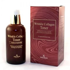 Антивозрастной тонер для лица с коллагеном, Wrinkle Collagen Toner, The Skin House, 130 мл - фото