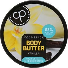 Восстановительное масло для тела с экстрактом ванили, Body Butter Vanilla, Cosmepick, 200 мл - фото