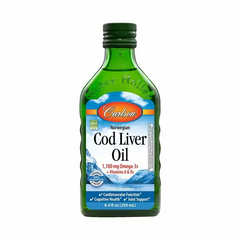 Масло печени трески, Norwegian Cod Liver Oil Omega-3 EPA & DHA, Carlson Labs, фруктовый вкус, 250 мл - фото