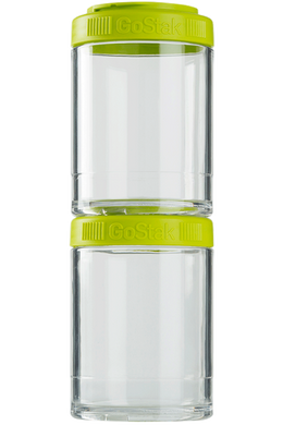 Контейнер Go Stak Starter 2 Pak, Green, Blender Bottle, зеленый, 300 мл (2 х 150 мл) - фото