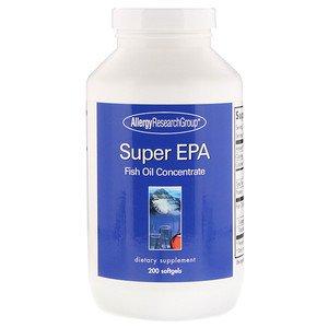 Рыбий жир концентрированный, Super EPA Fish Oil, Allergy Research Group, 200 гелевых капсул - фото