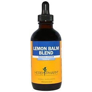 Мелісса, екстракт, Lemon Balm, Herb Pharm, органік, 120 мл - фото