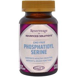 Фосфатидилсерин, Phosphatidyl Serine, ReserveAge Nutrition, 60 вегетаріанських капсул - фото