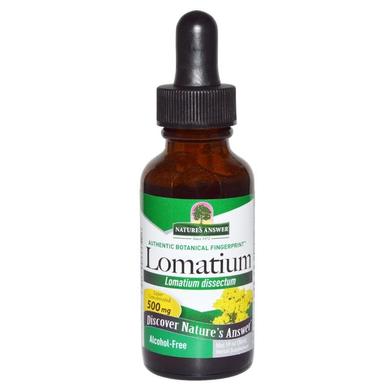 Ломатіум, екстракт кореня, Lomatium, Nature's Answer, 30 мл - фото
