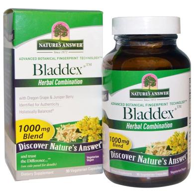 Підтримка сечового міхура, Bladdex, Nature's Answer, 1000 мг, 90 капсул - фото