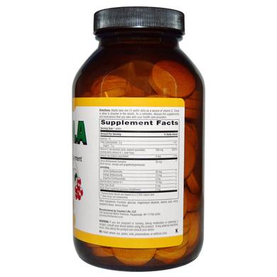 Витамин С жевательный (ацерола), Vitamin C Chewable, Country Life, 500 мг, 90 - фото