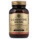 Карнітин (L-Carnitine), Solgar, 500 мг, 60 таблеток, фото – 1