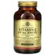 Витамин Е, Natural Vitamin E, Solgar, 1000 МЕ, 100 капсул, фото – 1