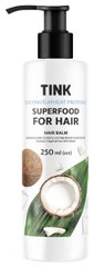Бальзам для сухих, ослабленных волос Кокос-Пшеничные протеины, Tink, 250 мл - фото