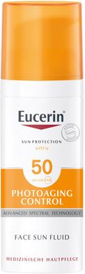 Солнцезащитный антивозрастной флюид, SPF50, Eucerin, 50 мл - фото