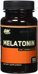 Мелатонин, Melatonin, Optimum Nutrition, 100 таблеток - фото