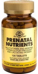 Витамины и минералы для беременных, Prenatal Multivitamin & Mineral, Solgar, 120 таблеток - фото